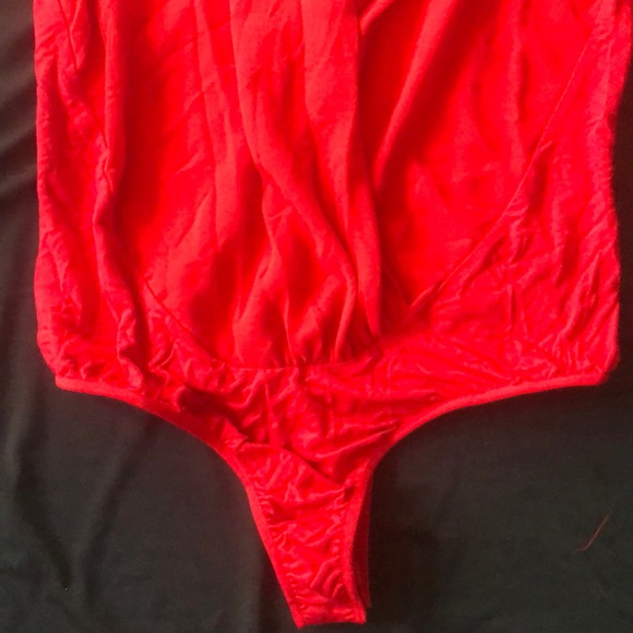 New Guess Marciano Daria sleeveless chiffon overlay bodysuit M - Picture 5 of 11